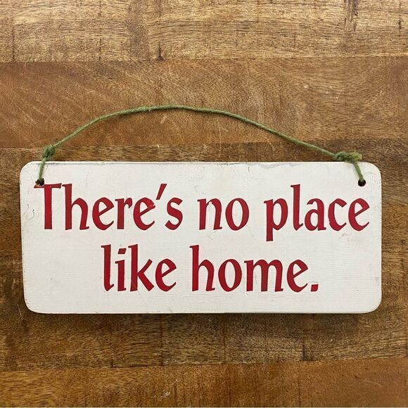 “There’s No Place Like Home” wooden plaque sign Wizard of Oz - Picture 1 of 2